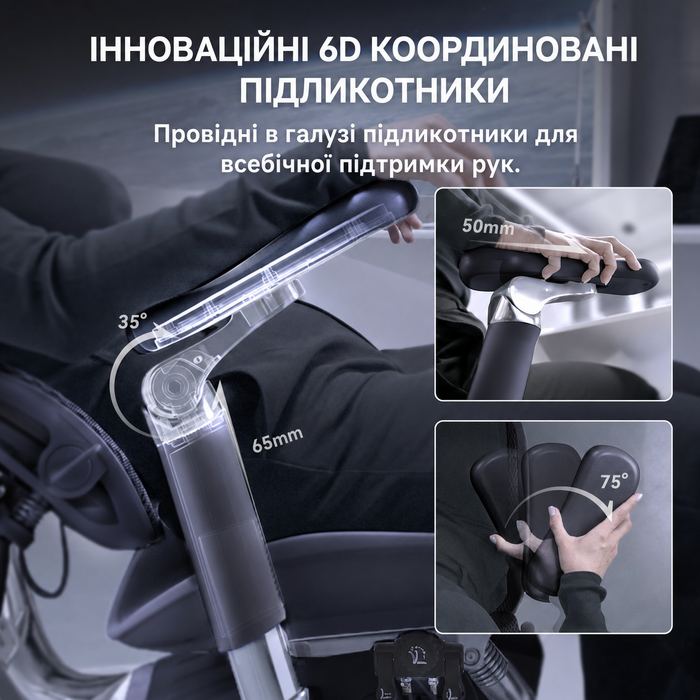 Ергономічне офісне крісло SIHOO Doro S300 black