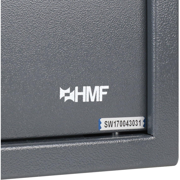 Сейф HMF 49200-11 з ключем, меблевий, 31x20x20 см, антрацит