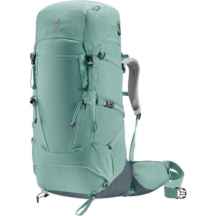 Жіночий туристичний рюкзак Deuter Aircontact Core 45+10 л нефрит-графіт