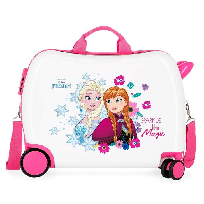Дитяча валіза Disney Sparkle Like Magic, 55 см, рожева, багатоколірна