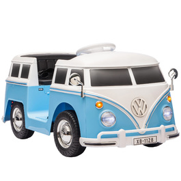 Електромобіль для дітей Kinder, 12V, з MP3, подвійним двигуном, звуком клаксона, плавним стартом, розміри 89x49x41,5 см, блакитний