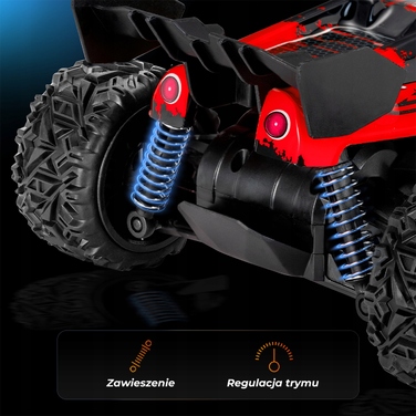Радіокерований монстр-трак Overmax X-Gravel RC 1:20 (швидкість до 20 км/год)