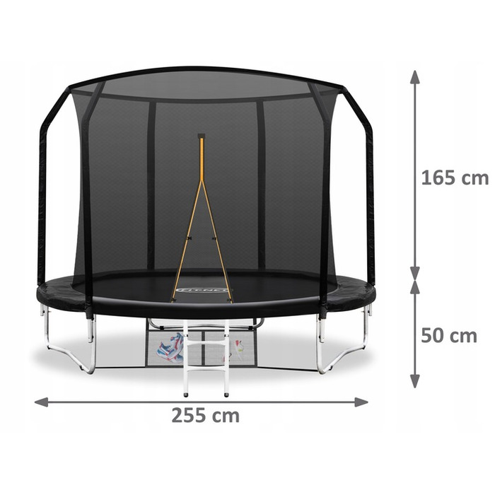 Батут із сіткою FIT-NET 255 см FT 8 (244-252 см)