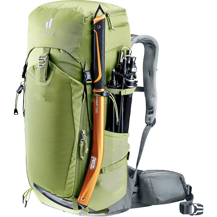 Рюкзак для походів Deuter Trail Pro 36 л 2024, зелено-сірий