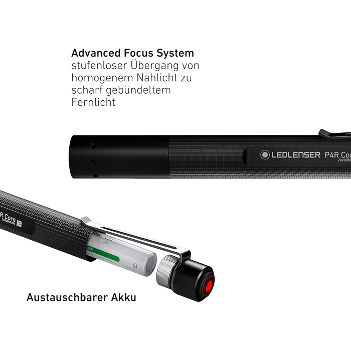 Ліхтарик Ledlenser P18R Signature, преміум LED, акумуляторний, 4500 люмен, фокусування, X-Lens, USB зарядка, 720 м