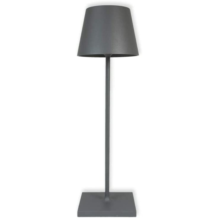 Zafferano Poldina Pro Mini – бездротова LED-лампа для дому та саду, білий колір, сенсорне керування, регулювання яскравості, 30 см, з зарядним пристроєм
