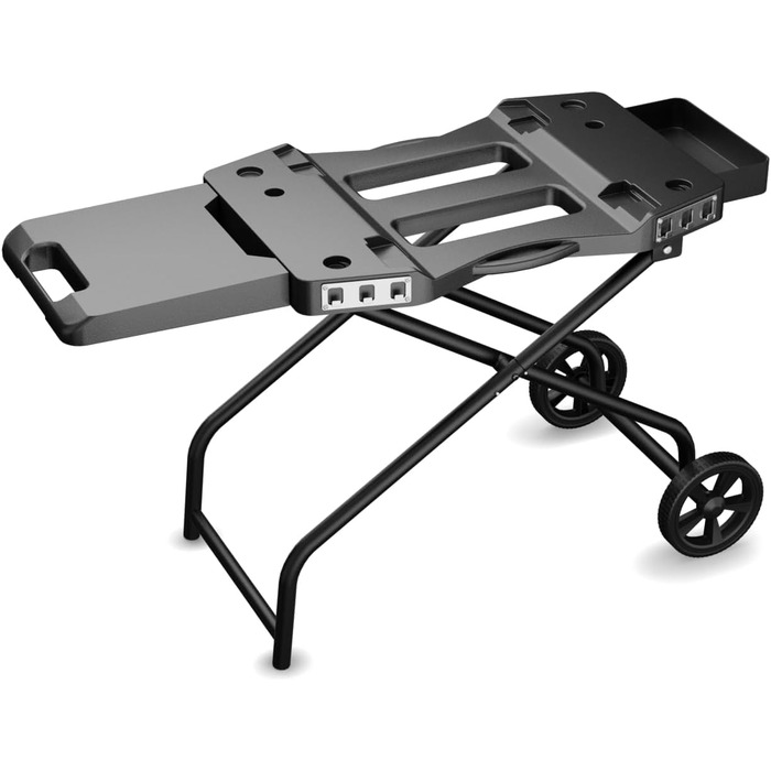 Підставка для гриля Denmay для Ninja Woodfire OG700, Pit Boss, Blackstone, Traeger Ranger, з підставкою та кошиком (чорний)