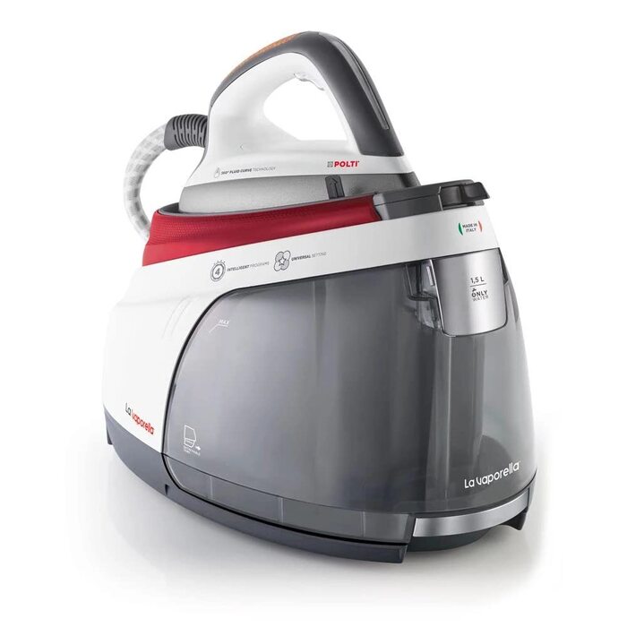 Праска з парогенератором Polti Vaporella XM82C, червона, 7 бар, безлімітний резервуар