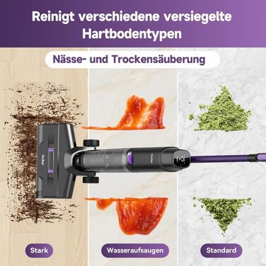 Redkey W15 Акумуляторний миючий пилосос 2-в-1 з самоочищенням, для твердих підлог, 3 режими, LED-індикатор