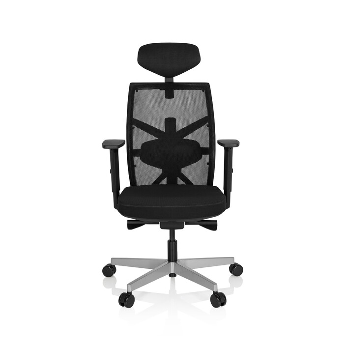 Офісне крісло / обертове крісло BELLAC тканина чорний hjh OFFICE