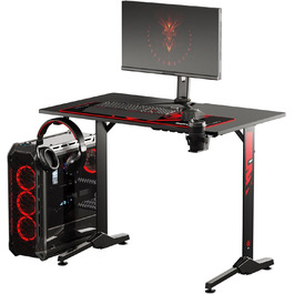 Ігровий стіл Diablo X-Mate 160x75x75 см: ергономічний стіл з карбоновою стільницею, тримачем для навушників та підставкою для напоїв