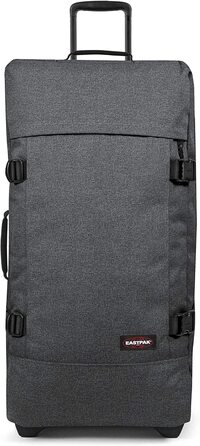 Валіза Eastpak TRANVERZ L, 121 л, 79x40x33 см, чорний денім, сіра