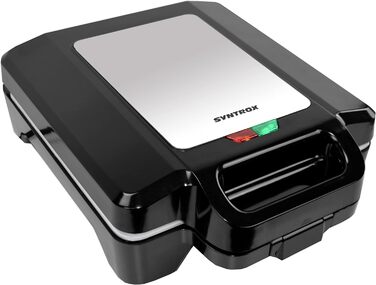 Вафельниця Syntrox Germany 1600 Вт з керамічним покриттям для 4 бельгійських вафель