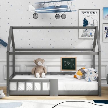 Дитяче ліжко Merax 90x200 см, дерев'яне, для дітей