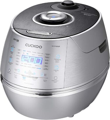 Рисварка електрична CUCKOO CRP-DHSR0609F срібляста з дисплеєм 1090 Вт