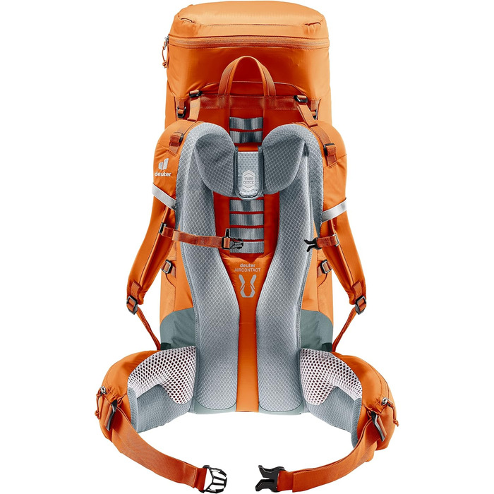 Рюкзак Deuter Aircontact Lite 40+10 л для трекінгу, каштаново-бірюзовий, легкий, одноколірний