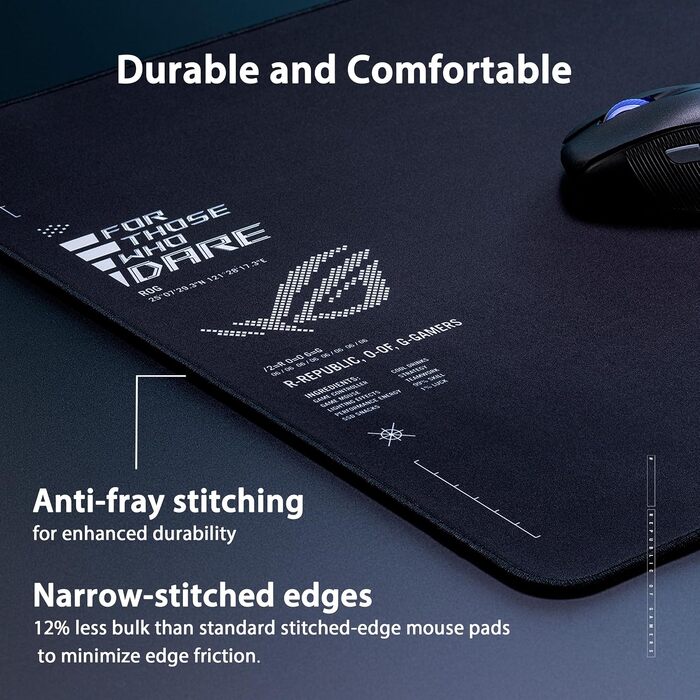 Ігровий килимок для миші ASUS ROG Sheath II XXL, чорний