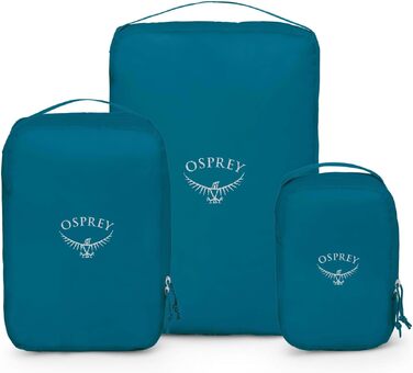 Набір компресійних органайзерів для одягу Osprey Ultralight Packwürfel, Waterfront Blue (3 шт.)