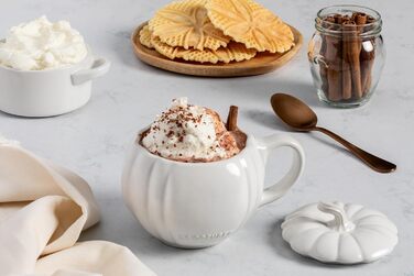 Кружка Le Creuset з кришкою, 400 мл, оливковий зелений колір (Leaf It To Me)