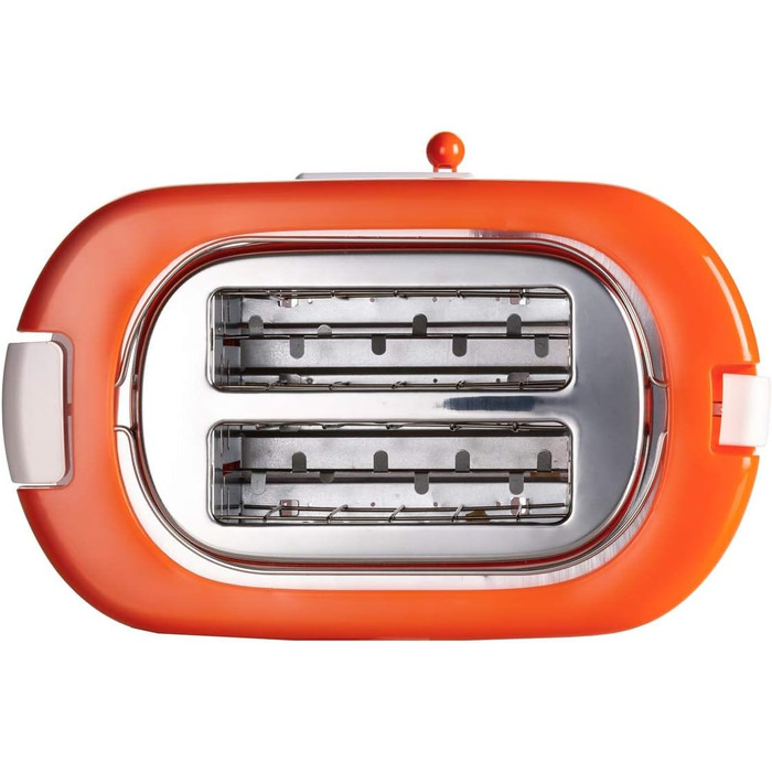 Тостер Ariete 159 Toasttime, 2 скибки, 700 Вт, 9 режимів, біло-оранжевий