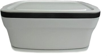 Контейнер для зберігання хліба Tupperware BrotMax 2, білий/чорний, бокс для хліба