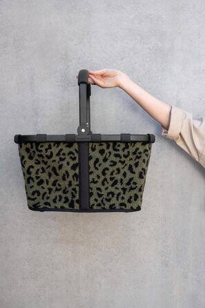 Сумка-шопер Reisenthel Carry Bag Teddy Leo Olive – містка та водонепроникна, з внутрішньою кишенею