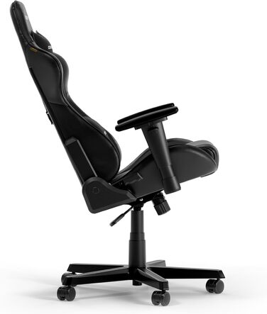 Ігрове крісло DXRacer Formula L чорне, штучна шкіра, оригінал