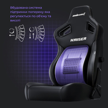 Крісло ігрове Anda Seat Kaiser 4 Maroon Size XL