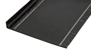 Набір 10 гумових накладок на сходи BigDean 75x25 см з кутом, нековзкі, для внутрішніх та зовнішніх сходів, стійкі до погодних умов, для безпечного підйому
