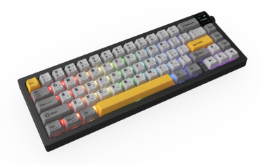 Бездротова механічна клавіатура Ajazz AK650 Flying Fish Switch - Black (AK650-FF-BGY)
