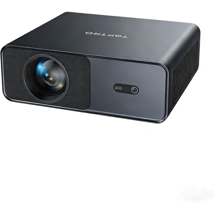 Smart проектор TOPTRO 4K HDR10 WiFi 6 Bluetooth 1000 ANSI, Dolby Audio, Автофокус, Трапецеїдальна корекція, Сірий