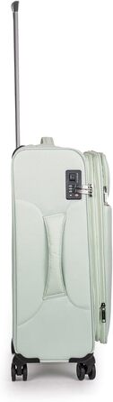 Дорожня валіза Stratic Light+ м'яка, ручна поклажа, 4 колеса, TSA замок, розширювана, м'ятна