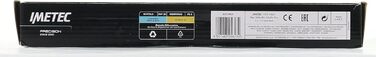 Електронна вага Imetec Precision ES13 200, до 180 кг, LCD-дисплей, загартоване скло, батарейки в комплекті
