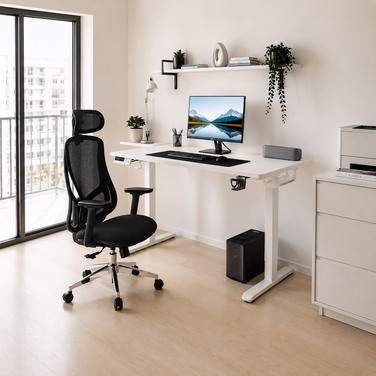 Крісло Mealux Flow Fabric Black (арт. HF-B30 F/B)