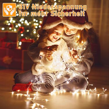 Світлодіодна гірлянда-дождик HeiPard для вулиці, 12.15м, 486 LED, теплий білий колір, 8 режимів роботи та таймер