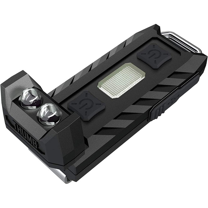 Ліхтарик-брелок Nitecore Thumb Mini 85 лм, USB-зарядка, рухома головка, чорний