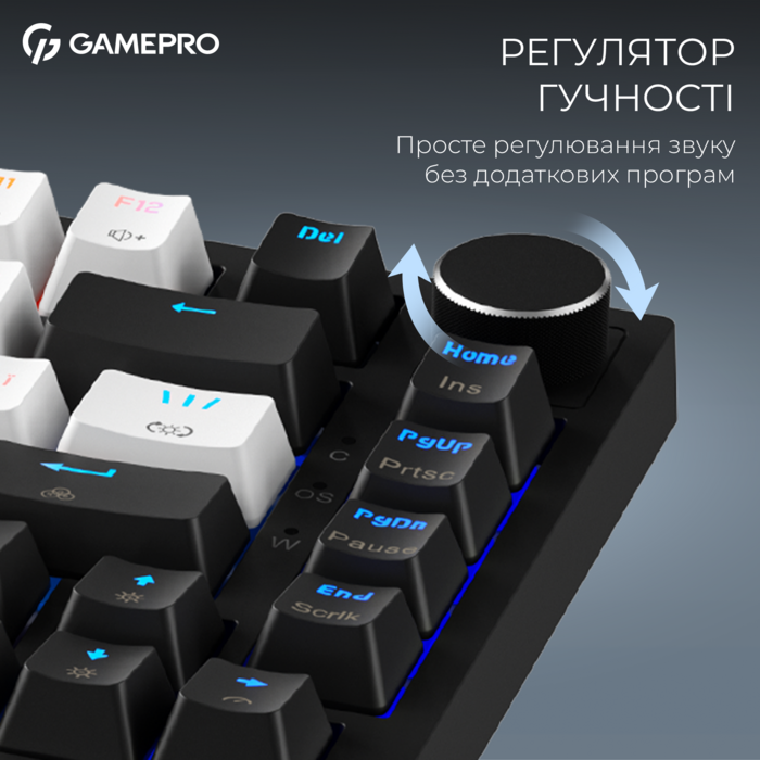 Дротова магнітна клавіатура Asgard Valhalla MAX (MK160B MAX) 75% Magnetic switches