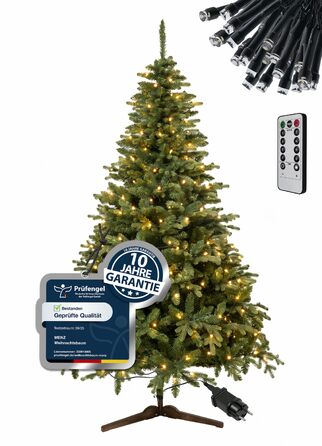 Штучна ялинка Menz з LED-підсвіткою, 220 см, зі святковою гірляндою