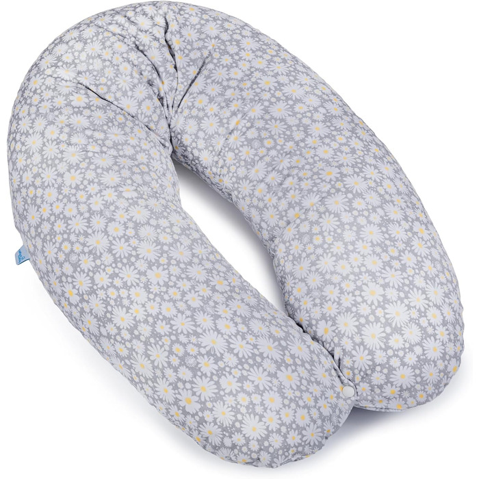 Подушка для годування та вагітних Ceba Baby Kamille XXL, 190 см, 100% бавовна, ортопедична, сертифікат OEKO-TEX