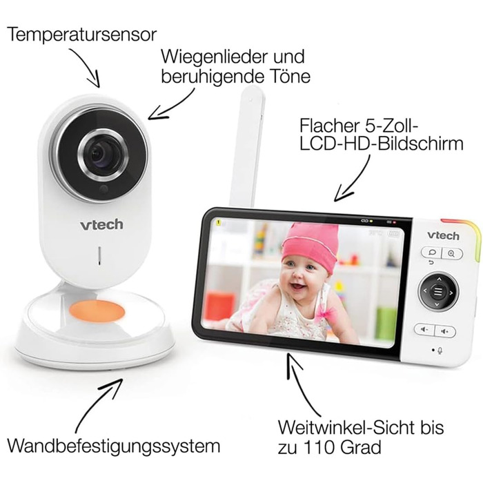 Відеоняня VTech VM320 з дисплеєм 2.4