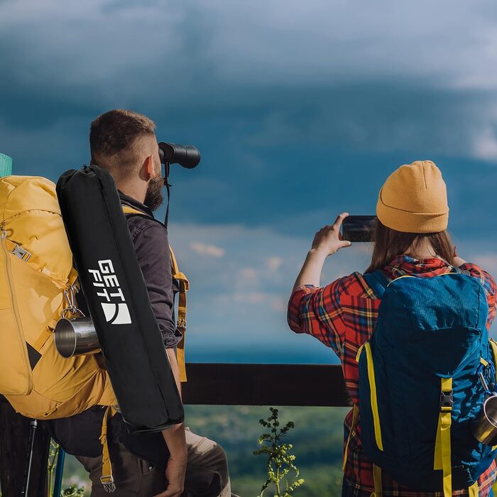 Складаний туристичний стілець Get Fit Moon для дорослих, преміум-якість, з кишенею для журналів, підстаканником і сумкою для перенесення, міцний, до 130 кг, комплект 2 шт., сірий