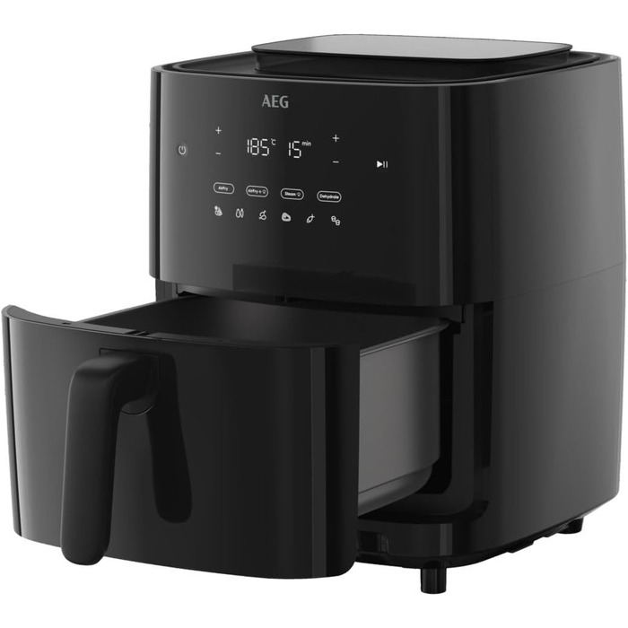Аерофритюрниця AEG AAF7B Heissluftfritteuse 7000 Serie 8000, 6.9 л, чорна