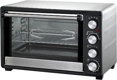 Міні-піч Syntrox Germany 30л з конвекцією та рожном для шаурми/курки - електродуховка для дому