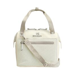 Сумка-холодильник Stanley 1913 All-Day Julienne Maxi Cooler, 7.0 л, кремова (100% перероблений поліестер, з ручкою та ременями)