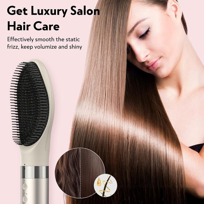 Slopehill Airstyler 5-в-1: Фен-щітка, плойка, випрямляч для волосся (Золотий)