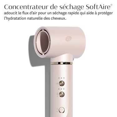 T3 Aire 360 Warmluft-стайлер для волосся: набір для укладання з керамічними насадками для локонів, круглою щіткою та широкою насадкою | Швидка та здорова укладка для всіх типів волосся