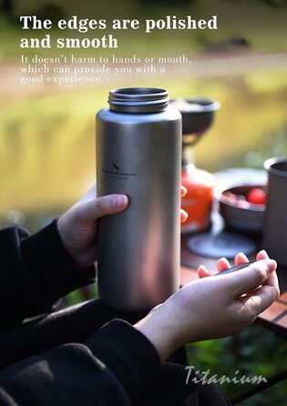 Фляга iBasingo Titan Flasche 1050ml – Outdoor, кемпінг, туризм, широкий отвір
