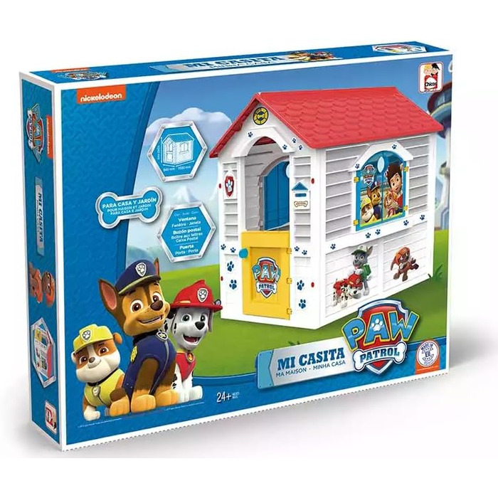 Дитячий будиночок Chicos Peppa Wutz (Paw Patrol) для вулиці, міцний пластик, 2+ роки