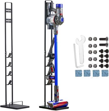 Підставка-держатель для пилососа Queta з вуглецевої сталі для Dyson V11/V10/V8/V7/V6/DC58/DC59/DC62/DC74, без свердління стін