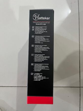Професійна машинка для стрижки волосся Hatteker для чоловіків, тример для бороди, акумуляторна, USB-зарядка, LED-дисплей